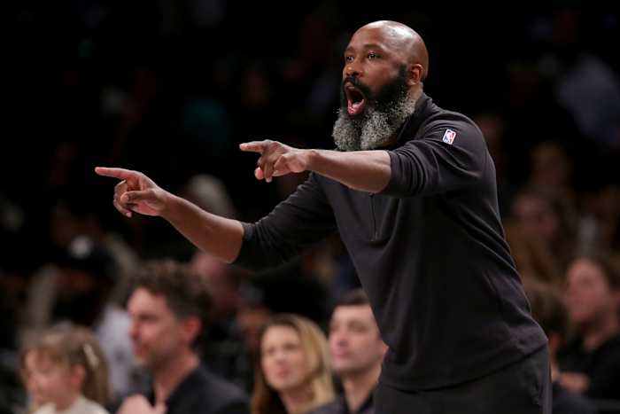 Brooklyn Nets head coach Jacque Vaughn